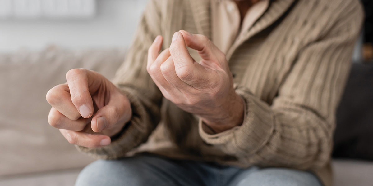 older person's hands